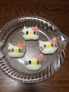 【簡単】大根おろし キティちゃん-レシピのメイン写真