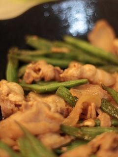 豚肉とインゲンの豆板醤炒め-レシピのメイン写真