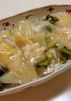 風邪予防！かぶの蟹あんかけ-レシピのメイン写真