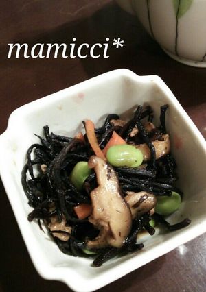 美人レシピ♪ひじきの煮物-レシピのメイン写真