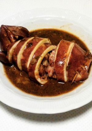 祖母伝来。いかの丸ごと煮-レシピのメイン写真