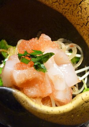 イカ明太・大根キムチ・刻み大葉のせ-レシピのメイン写真