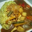 本格派!!野菜たっぷりきのこカレー