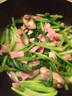 父直伝!牡蠣とベーコンのバターソテー-レシピのメイン写真