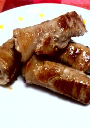 豚肉くるくる柚子こしょう巻-レシピのメイン写真