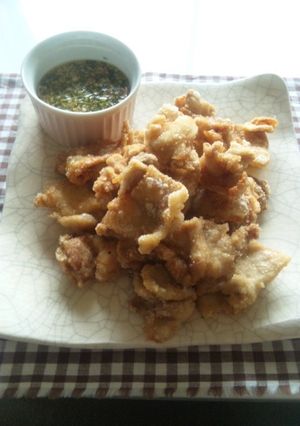 【鶏唐揚げを薬味ソースで♪】-レシピのメイン写真