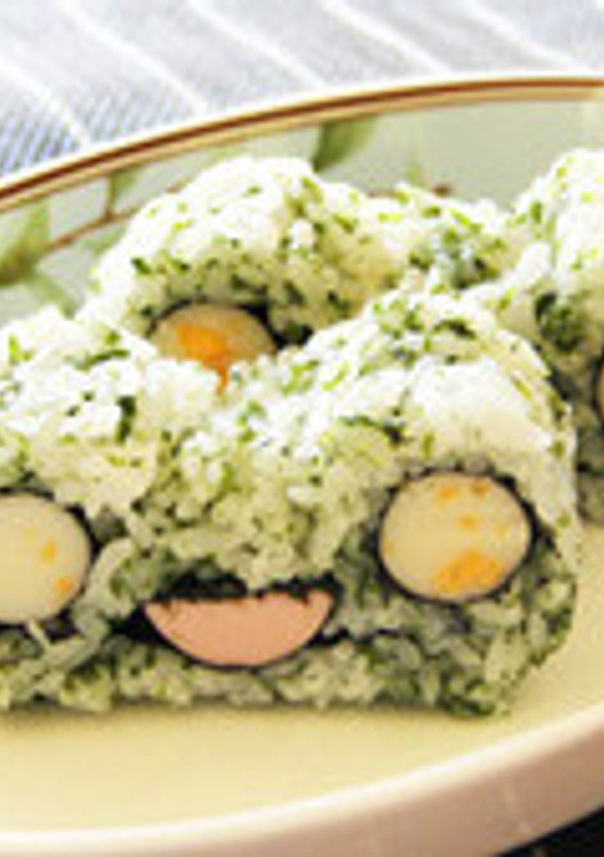 カエル絵巻きずし-レシピのメイン写真