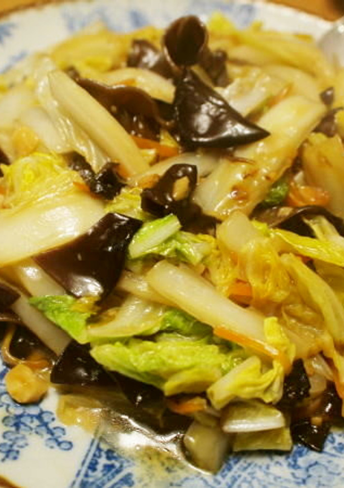白菜ときくらげの中華風甘酢炒め-レシピのメイン写真