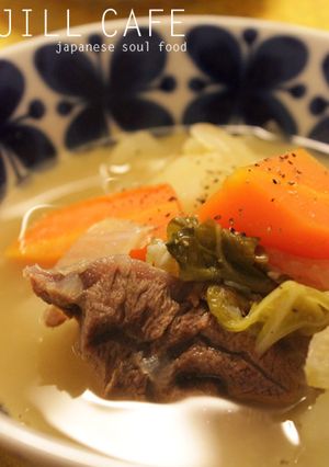 牛すね肉をじっくり煮込んだポトフ-レシピのメイン写真