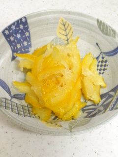 ゆずの砂糖(蜂蜜)漬け-レシピのメイン写真