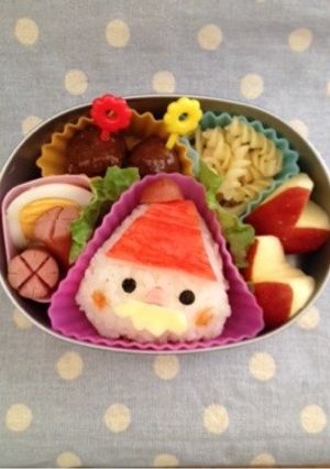 キャラ弁☆サンタさん♪-レシピのメイン写真