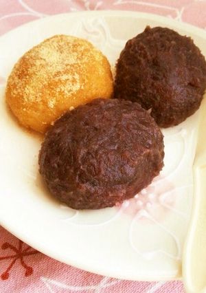 ✿材料3つ！！切り餅とご飯で簡単おはぎ✿-レシピのメイン写真