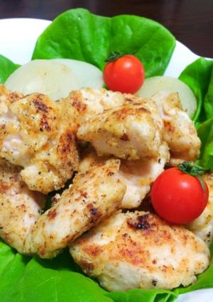 鶏むね肉で＃KFC風フライパンチキン-レシピのメイン写真