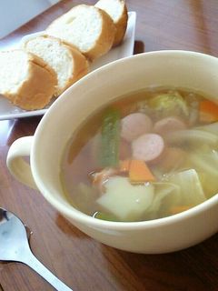 食べるまで20分!簡単コンソメスープ-レシピのメイン写真