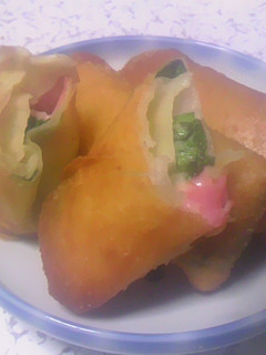 野菜を食べよう♪春菊のチーズ春巻-レシピのメイン写真