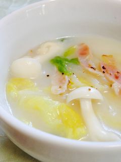 とろとろ白菜のミルクスープ☆母の素朴な味-レシピのメイン写真