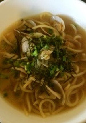 あさりとキノコのスープパスタ-レシピのメイン写真
