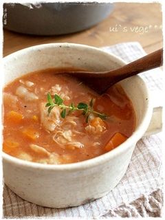 鶏の旨みたっぷりチキントマトスープ-レシピのメイン写真