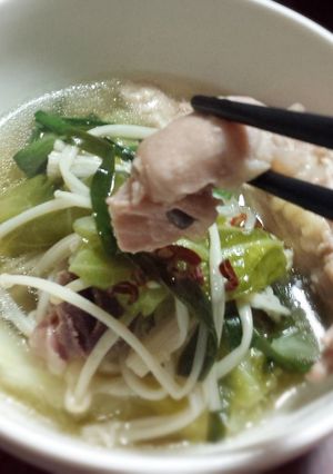 鶏モツ鍋-レシピのメイン写真