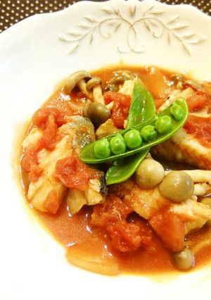 フライパンでタラのトマト煮☆旨みの秘密-レシピのメイン写真