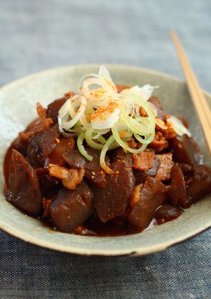 モツ不要！？名古屋風こんにゃく土手煮！-レシピのメイン写真