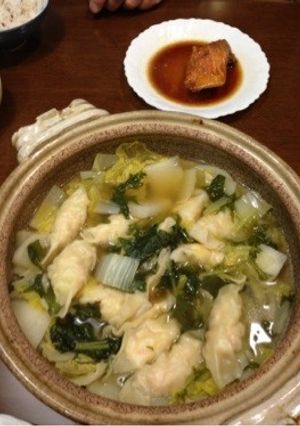海老餃子の鍋-レシピのメイン写真
