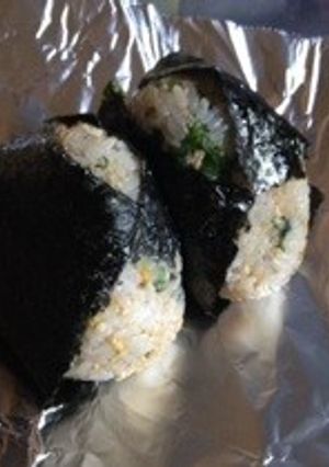ささっとほうれん草おにぎり♡-レシピのメイン写真