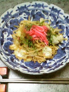 即席!インスタントで辛い!ソース焼きそば-レシピのメイン写真