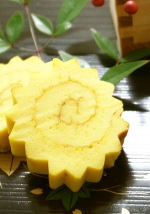 簡単おせち★かぼちゃの伊達巻き-レシピのメイン写真