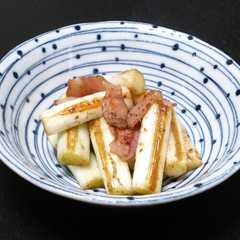 รูปของ ☆白ネギとベーコンの炒めもの☆
