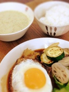 デミ缶で簡単煮込みハンバーグ-レシピのメイン写真