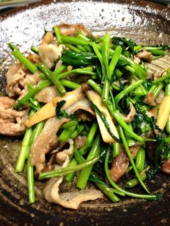 空芯菜の中華風炒め-レシピのメイン写真