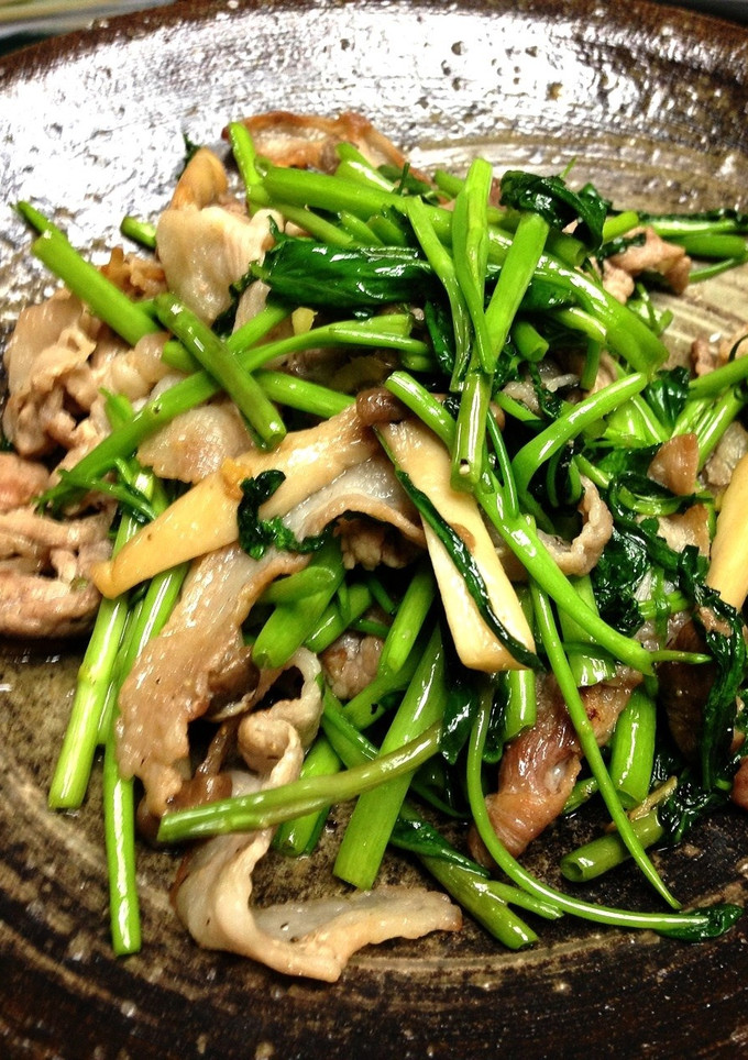 空芯菜の中華風炒め-レシピのメイン写真