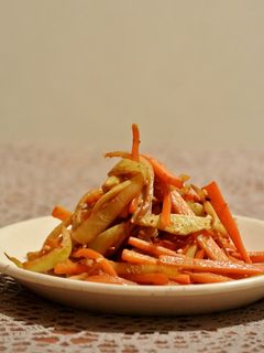 にんじんと大根の皮のきんぴら-レシピのメイン写真
