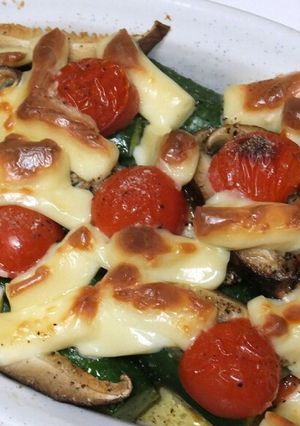 簡単！安い！野菜のカマンベール風味焼き-レシピのメイン写真