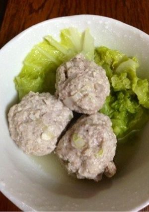 白菜と肉団子のさっぱり煮-レシピのメイン写真