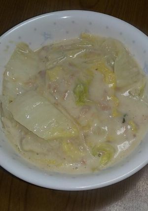白菜のクリーム煮-レシピのメイン写真