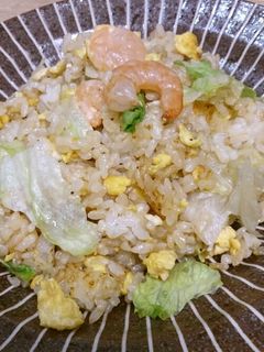 絶品&簡単♪海老レタスチャーハン-レシピのメイン写真
