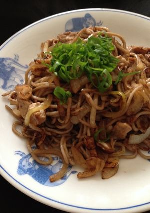 和そばの豚肉ポン酢♪-レシピのメイン写真