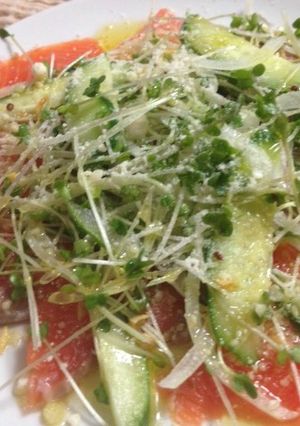 サーモンのカルパッチョ-レシピのメイン写真