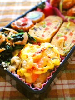 お弁当に卯の花リメイク✿チーズマヨ焼き-レシピのメイン写真