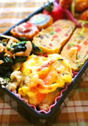 お弁当に卯の花リメイク✿チーズマヨ焼き-レシピのメイン写真