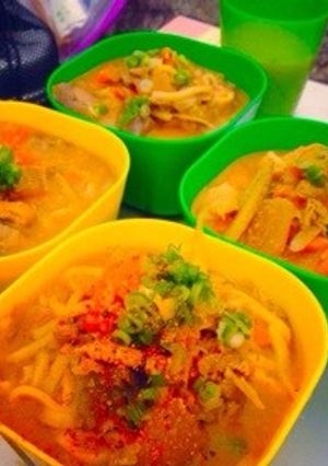 【山ごはん】冬野菜たっぷりの豚汁おうどん-レシピのメイン写真