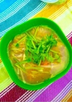 【山ごはん】さっぱりセロリラーメン-レシピのメイン写真