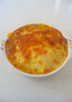 ▼パンプキンシチューのパングラタン風-レシピのメイン写真