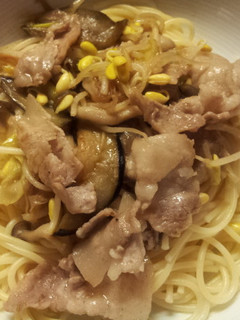 ナスと豚肉ときのこの和風パスタ-レシピのメイン写真