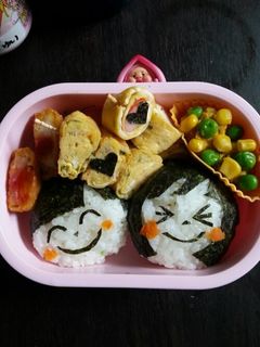 幼稚園☆お弁当☆娘とお友達-レシピのメイン写真