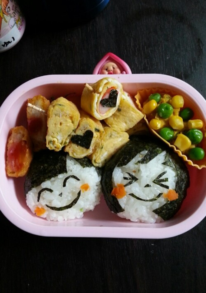 幼稚園☆お弁当☆娘とお友達-レシピのメイン写真