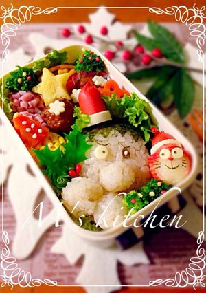 ジャイアンのクリスマスキャラ弁♪-レシピのメイン写真