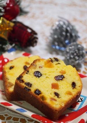 ドライフルーツのパウンドケーキ-レシピのメイン写真